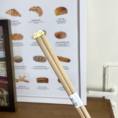 【Moon Bamboo Wood】Cartoon Cute Instagram Style Home Cute Chopsticks (Copyright Product, Beware of Competitors)