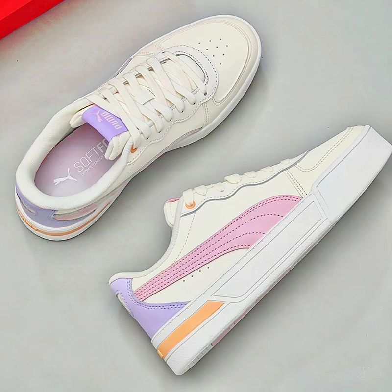 Pure original nuevo PM arroz blanco hombre y mujer pareja casual zapatos blancos SKYE deportivo multifuncional anti-deslizante zapatos de patineta de altura