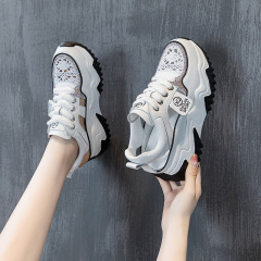 2023 Summer Women's Shoes New Wholesale Flat Heeled Wedge Loafers Women's Net Shoes Dropshipping One Piece