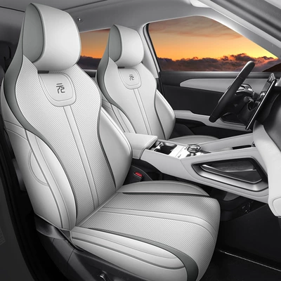 Modelə uyğun (Original) oturacaq örtükləri — Yuan Up Seat Cover Special - streamer-gray-standard-edition-note-the-model-year-rear-half-pack