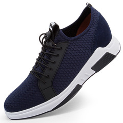 New height-increasing shoes for men, invisible 8cm inner height-increasing men's shoes, fashionable, breathable casual shoes, lightweight running shoes