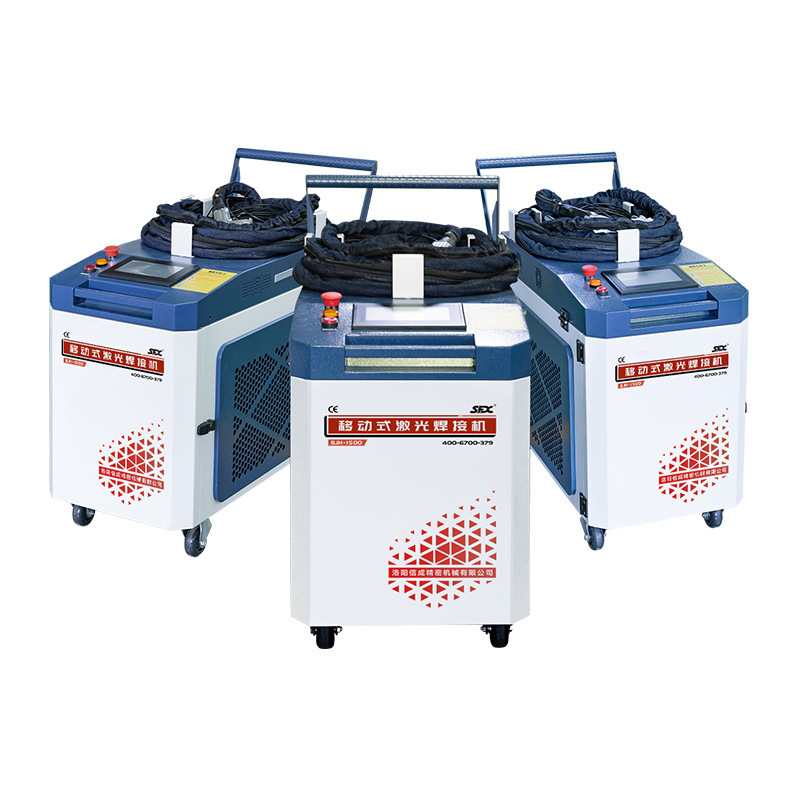 Máquina de soldadura láser móvil de 2000W para soldar tubos de acero inoxidable, equipo de soldadura de fibra óptica de alta eficiencia y ahorro de energía