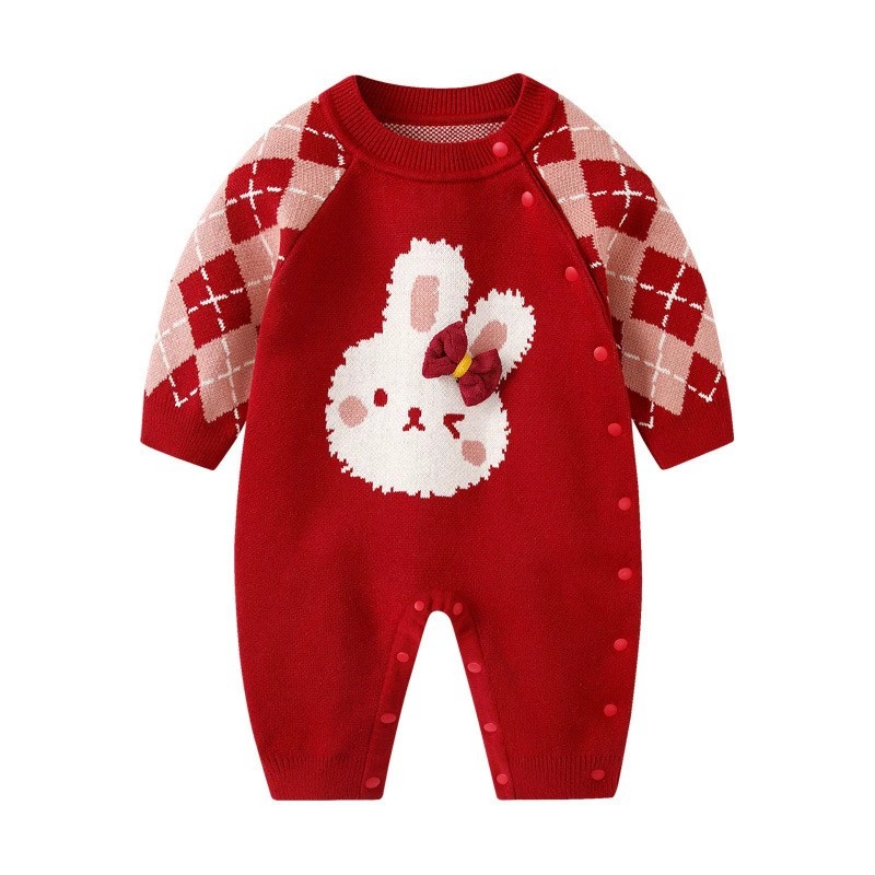 Baby Crawling Clothes, Baby Jumpsuits, Knitted Sweaters, Outdoor Clothes, Spring & Fall Clothes, Winter Clothes, Clothes That Can Be Worn Outside, Cross-Border