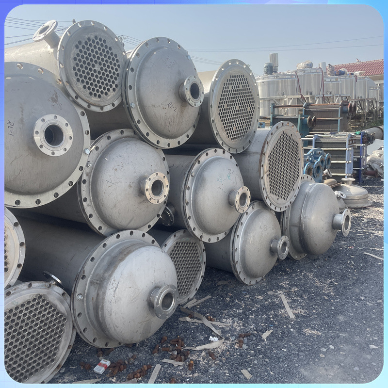 多种型号二手304不锈钢换热降温设备 工业喷淋冷凝器 石墨冷凝器