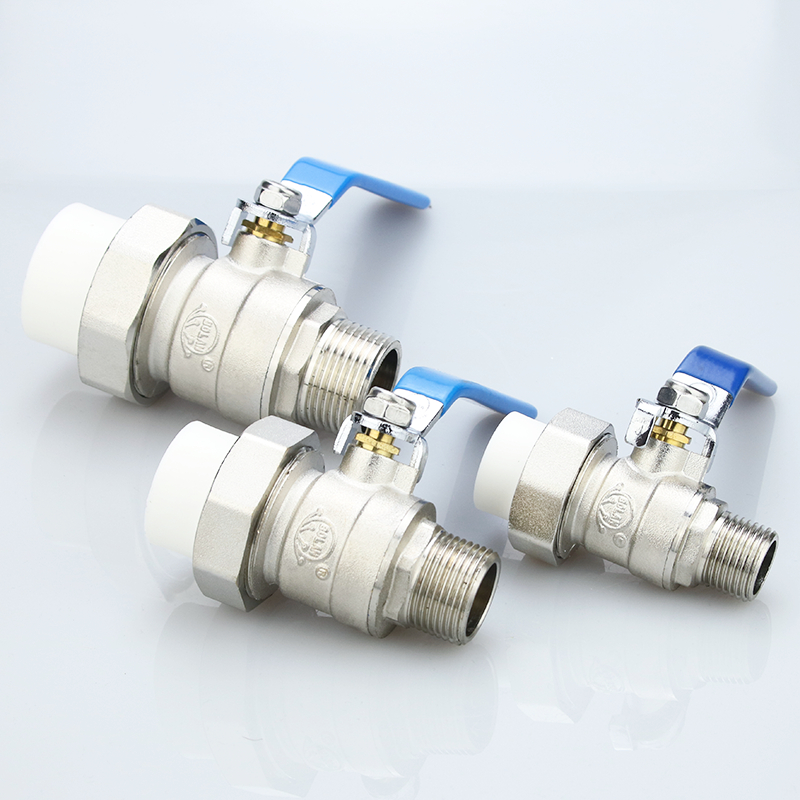 全铜ppr球阀内丝外丝内外丝25高温20回水阀暖气4分6分1寸水开关32