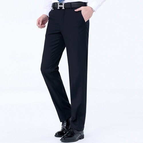 Men's Wool Woolen Pants for Autumn and Winter, Thick, Wrinkle-Resistant, Unisex Straight Leg Pants, Wholesale
