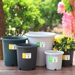 卸売りのプラスチックの根の丸い植木鉢の超大型号の新型の3世代のガロンのたらいの白色の北欧は日光に耐えられます。