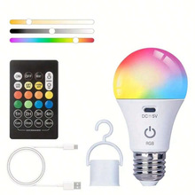 W 49513 Rechargeable 3-color bulb �����ɫ���ݿ羳����ͨ