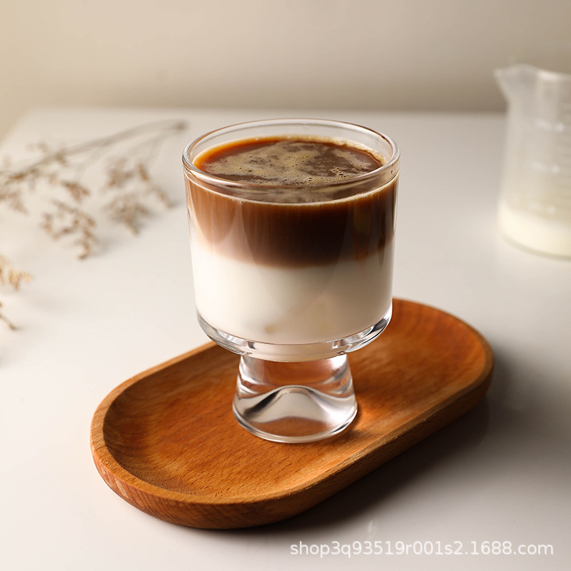 Ins style ondo same style tall ice cream glass yogurt dessert ice cream cup milkshake mousse oatmeal cup