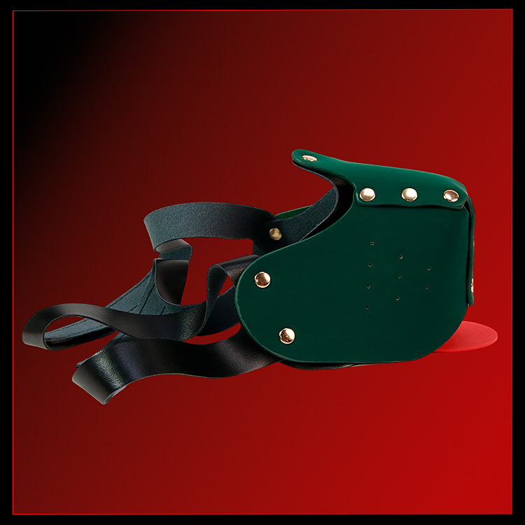 SM Pug Mouth Mask Adult Couples Interactive Toy with Leather and Metal, Flesh Tone — detail image 29