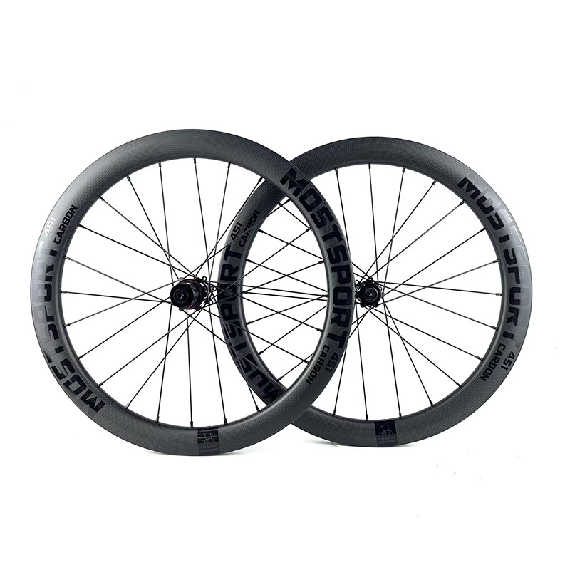 Small Wheel 451 Carbon Fiber Vacuum Opening Compatible Disc Brake 38mm High 26mm Wide Sapim Spokes Wheelset