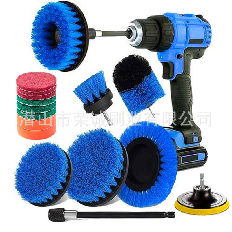 电钻刷清洗刷刷头源头工厂电动清洁刷圆盘刷清洁电动清洁神器