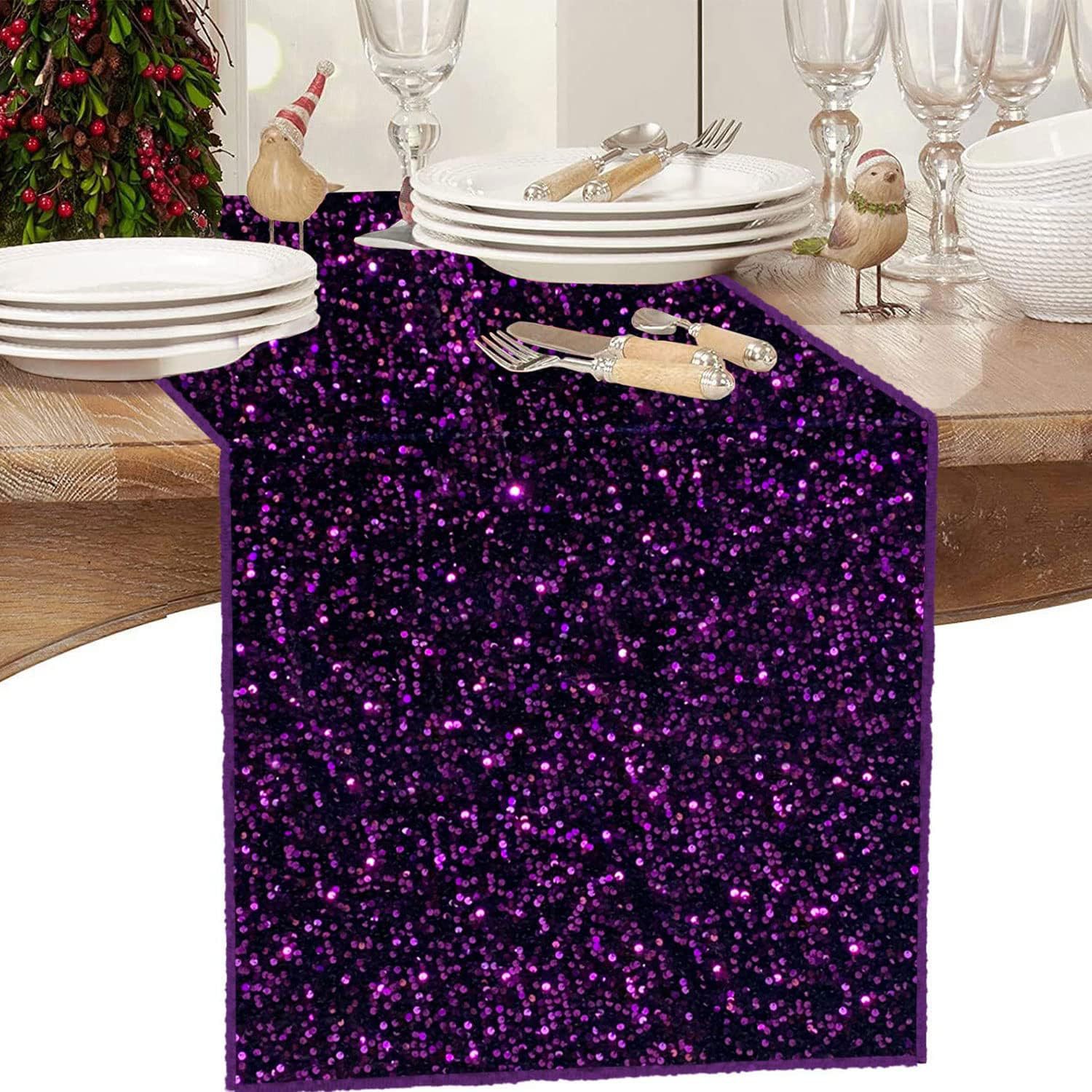 보라색과 파란색