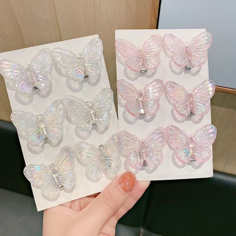 Hada de primavera arco flequillo clip lateral chica frente roto clip de pelo neto rojo trenzado clip de pelo de pico de pato clip tocado