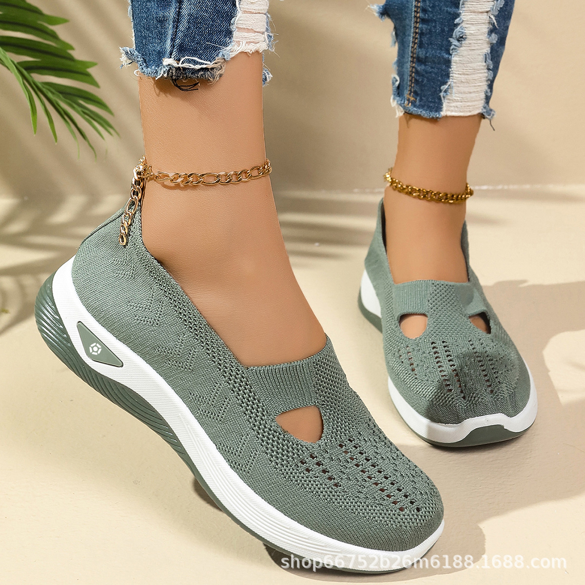 Zapatos para mujeres 2025 nuevos zapatos de comercio exterior para mujeres zapatos casuales de cama suave zapatos de madre zapatos deportivos transpirables de moda para mujeres
