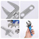 Short handle bathroom wrench factory wholesale faucet installation short handle large open end adjustable wrench