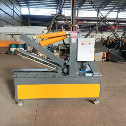 小型废钢鳄鱼剪废铁不锈钢锂电池全自动液压剪断机金属废料剪切机