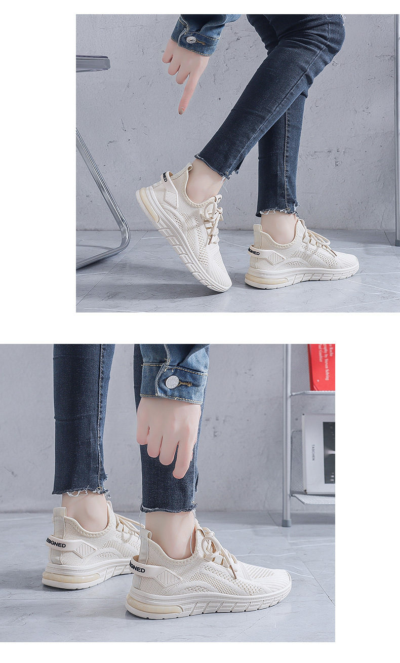 Women's Sports Solid Color Round Toe Sneakers display picture 1