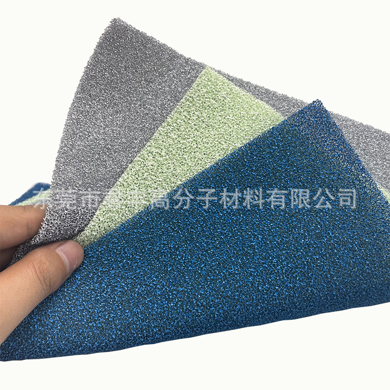 银离子过滤棉冷触媒过滤海绵油烟机活性炭吸烟棉净化阻燃波浪