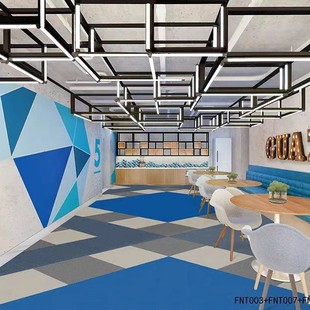 Supply the first office flame retardant square carpet specifications 50*50CM plain color