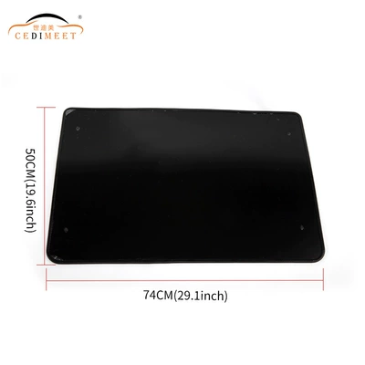 Sunroof and accessories black car injection simulation