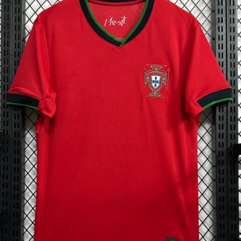 Una pieza de camiseta 2425 equipo nacional México Italia Brasil España Portugal uniforme de fútbol bordado