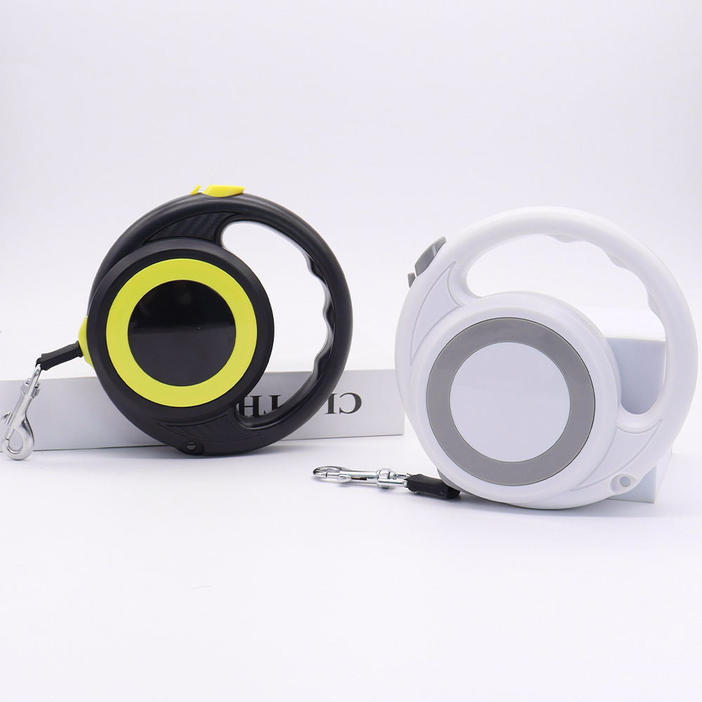 Cuerda de tracción para mascotas, artefacto para pasear perros telescópico para perros, cuerda para perros anti-liberación, retractor automático, cuerda para cachorros 5M