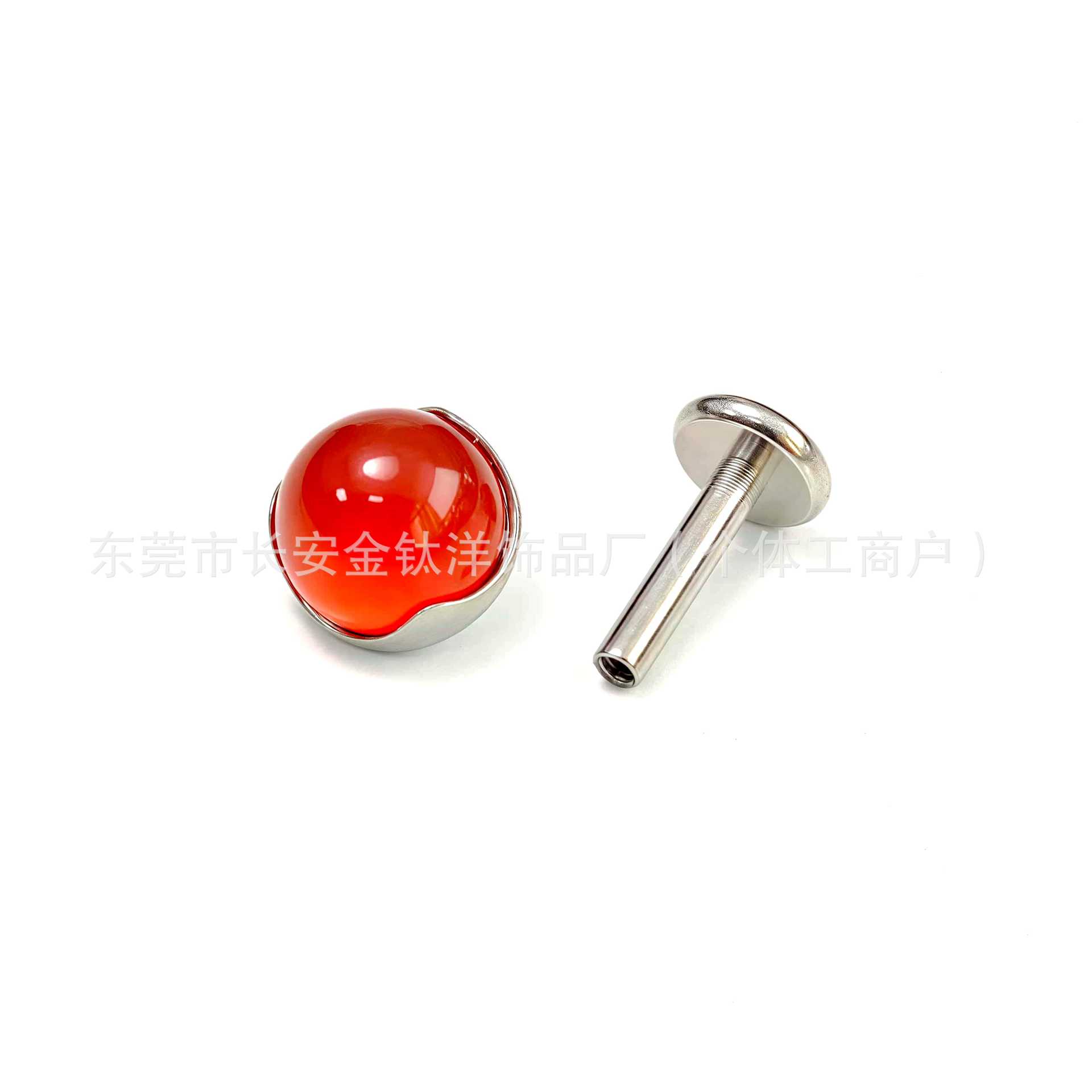 Labret piercing jewelry detail image