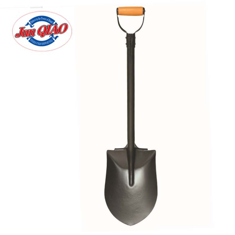 外贸铁柄锹工厂大量供应南非一体锹尖锹