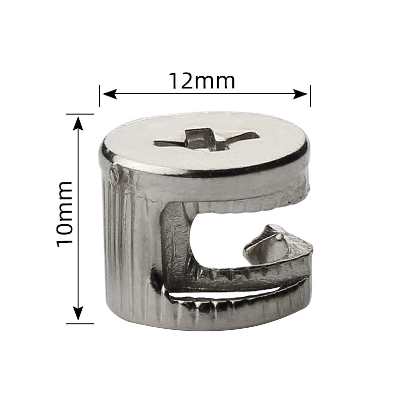 Jinrongda muebles 2 en 1 accesorios de gabinete sujetadores excéntricos sólidos conectores 3 en 1 accesorios de hardware