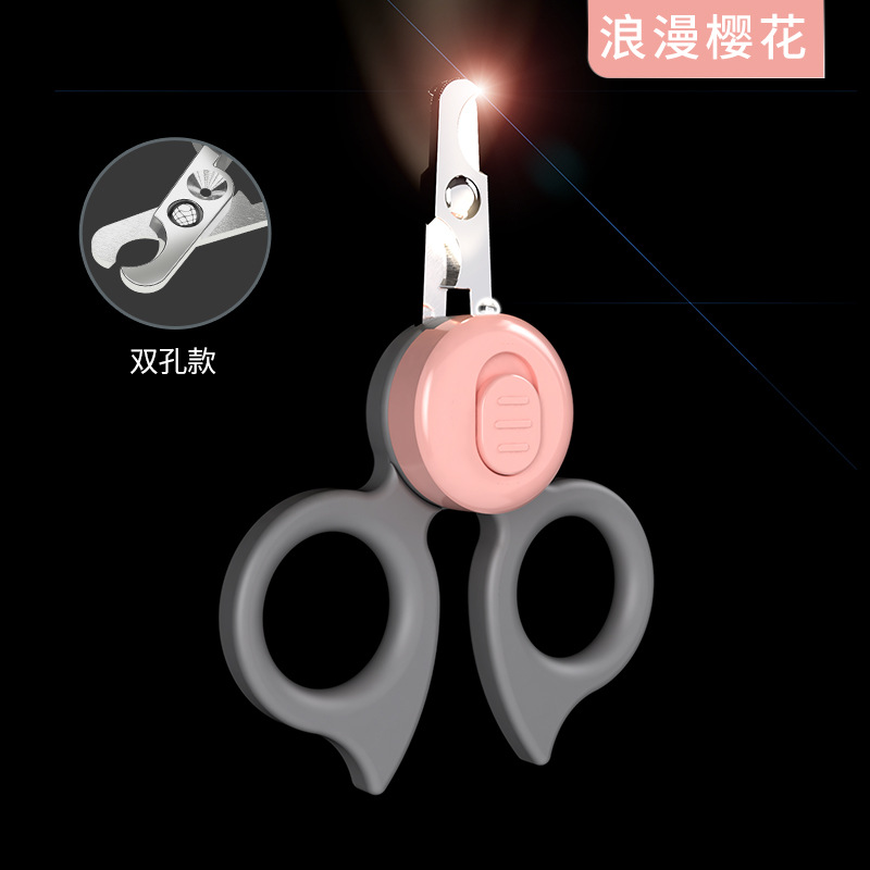 Double -hole pink with lamp cat eyes
