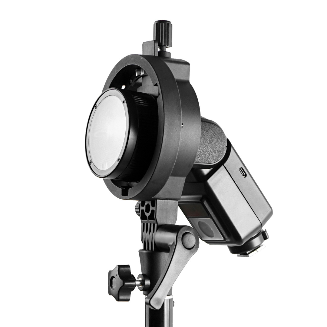Equipo fotográfico S-type chuck soporte soporte de flash chuck de mano Baorong boca de expansión agujero de paraguas suave S-suporte