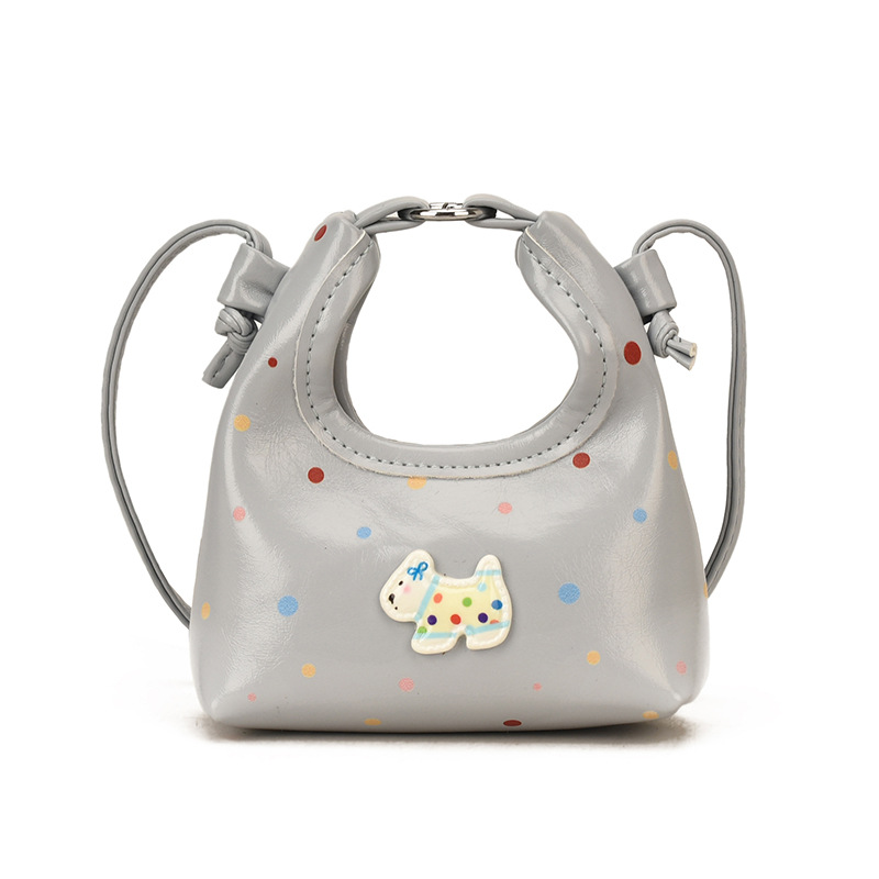 Nuevo bolso para niños coreano caricatura lindo cachorro padre-hijo mochila mini onda punto accesorios bolso para niñas