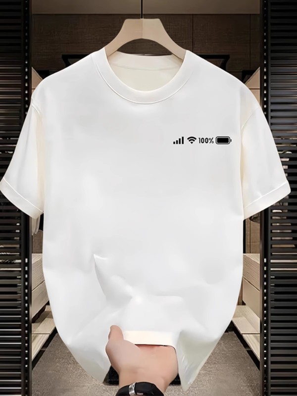 夏ヘビーウェイトピュアコットン220グラム半袖Tシャツボーイズ新しいクリエイティブプリントシンプルで多用途なラウンドネックTシャツトップ|undefined