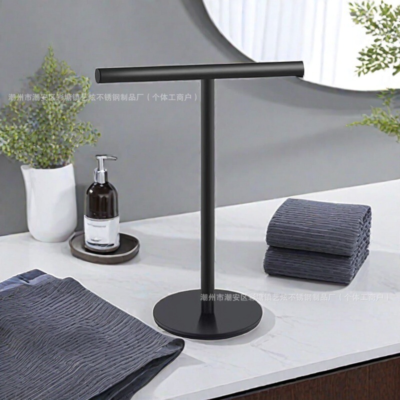 Amazon Cross-border Vertical Towel Rack Towel Rack Toilet Bathroom Jewelry Rack Storage Rack Kitchen Countertop Storage