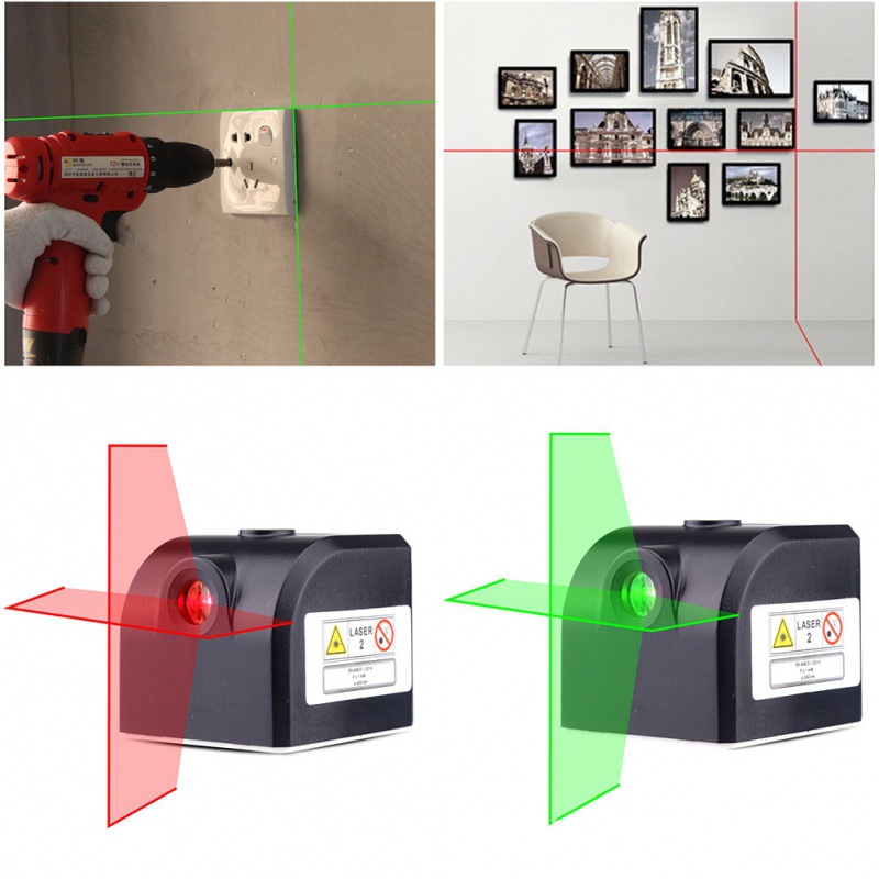 迷你激光水平仪 红外线绿光十字打线器投线仪带磁强光激光打线仪