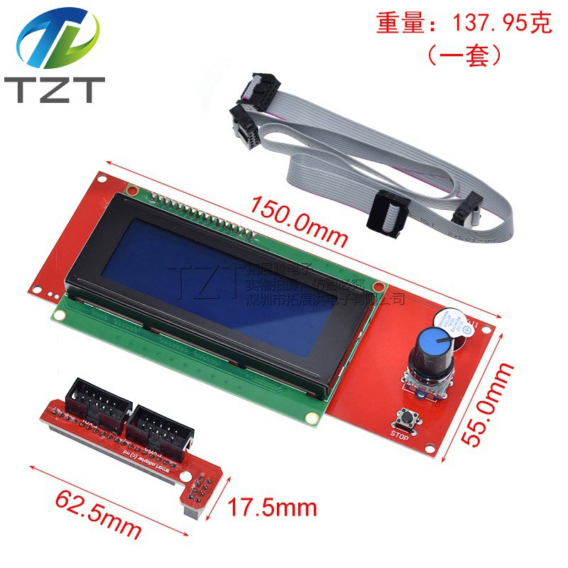 3D-принтер контроллер REPRAP RAMPS 1.4 с дисплеем 2004LCD