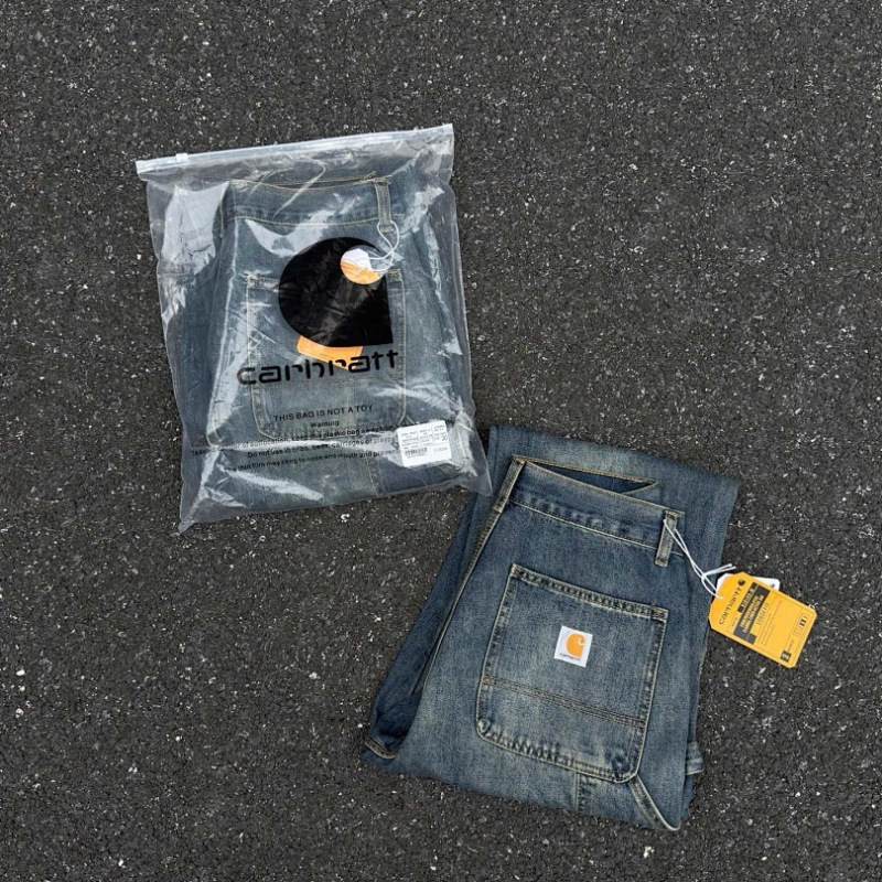 Cross-Border Trendy Brand Carhartt Wip Japanese Workwear Style Jeans Unisex Vintage Wash Cross-Border Trendy Brand Carhartt Wip Japanese Workwear Style Jeans Unisex Vintage Wash