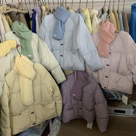 高端大牌专柜撤柜女装羽绒服外套大衣剪标孤品实体卖场直播货源