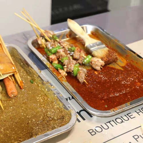 Wholesale fried skewers sauce barbecue seasoning manufacturer cumin powder formula street stall barbecue fried spicy skewers dipping seasoning