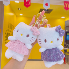 漫画kt猫公仔卸売りかわいいぬいぐるみのかばんストラップ
