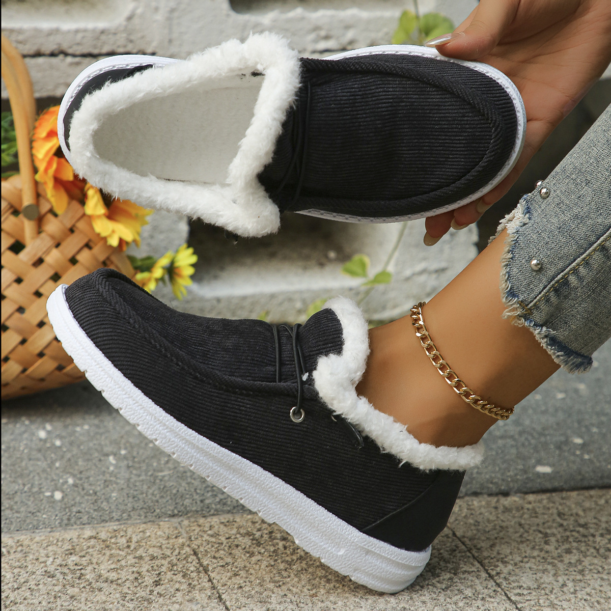 Warm Women's Winter Snow Boots With Fleece Lining And Thick Sole_voghion.com