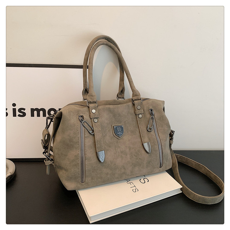 New cross-border foreign trade women's bag 2024 Retro casual handbag, European and American trend single-shoulder crossbody bag, tote bag for women undefined