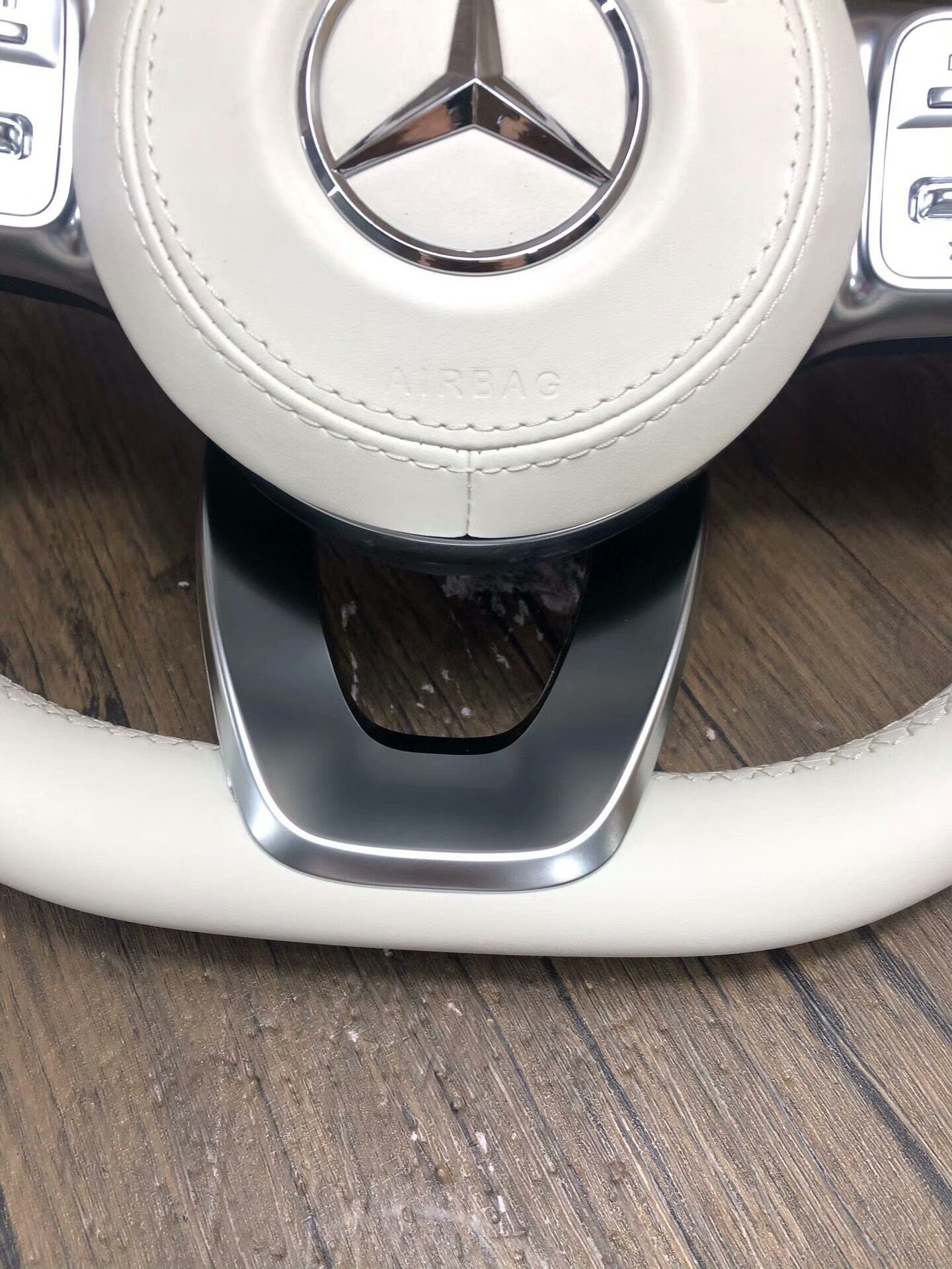 Mercedes-Benz A-Class, C-Class, E-Class, CLA, GLK, GLC, GLE, CLS, C200: genuine leather steering wheel modification, AMG assembly