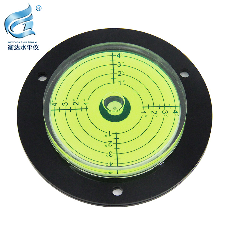 塑料法兰水平仪便携式高精度水平气泡110吊车水准仪水准泡水平珠