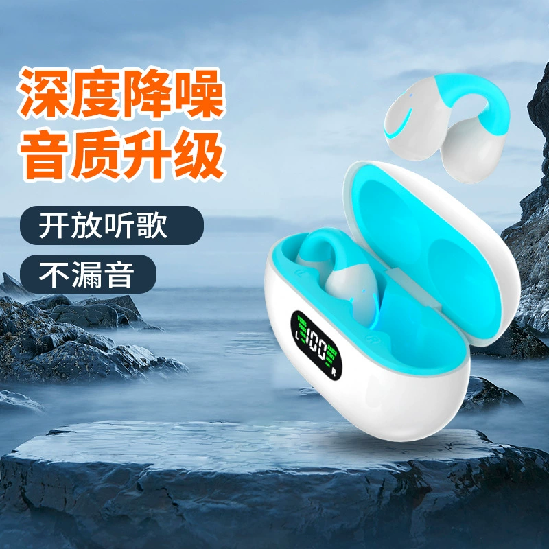 TWS Bluetooth гарнитура (YYK) YYK-Q71 — зажимная открытая посадка, опция AI-перевода, длительное время работы