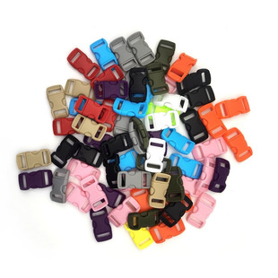 Connecting Buckle Paracord Bracelet Plastic Buckle Pet Collar Card Curved Side Buckle Bow Tie Accessories Diy10Mm