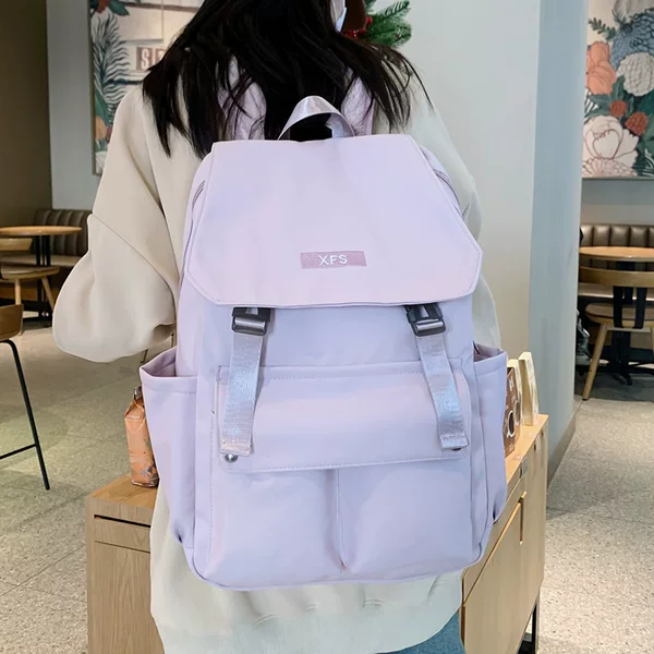 School Bag for Male College Students, High School Students, Large Capacity Backpack for Junior High School Students, Backpack for Women, Ins-Style Laptop Bag, High Aesthetic Value