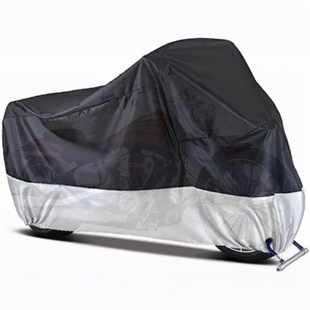 Cross-Border Hot Selling 210D Silver-Coated Oxford Cloth Motorcycle Cover Special Motorcycle Cover Electric Vehicle Cover