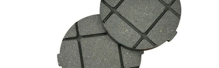 Wear-resistant friction plate slitting machine pneumatic brake original brake pad accessories D-type BS-style round pin brake pad multi-point